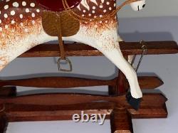 Dollshouse Miniature Artisan Chris Sturgess Lief Rocking Horse