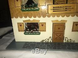 Dora Kuhn Dollhouse And Painted Furniture Swiss Chalet Fao Schwarz Early 1960