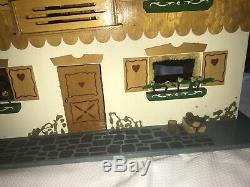 Dora Kuhn Dollhouse And Painted Furniture Swiss Chalet Fao Schwarz Early 1960