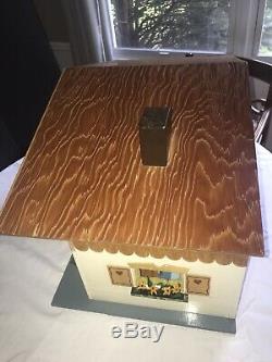 Dora Kuhn Dollhouse And Painted Furniture Swiss Chalet Fao Schwarz Early 1960