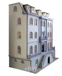 Downton Manor Dolls House & Basement Unpainted Dolls House Kits 1 12 Scale