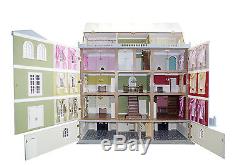 Downton Manor Dolls House & Basement Unpainted Dolls House Kits 1 12 Scale