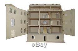 Downton Manor Dolls House & Basement Unpainted Dolls House Kits 1 12 Scale