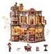 Dream Coffee Factory Mechanical Miniature House Kit For Adults Eab02