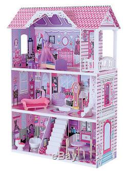ELC Manor Dolls Doll House Luxury Wooden Toy Kids Childrens Girls Pink Playset