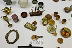 ESTATE Herbert H. Hosmer Museum VINTAGE DOLLHOUSE ACCESSORY Lot