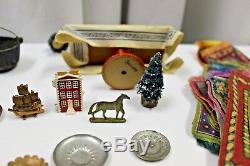 ESTATE Herbert H. Hosmer Museum VINTAGE DOLLHOUSE ACCESSORY Lot