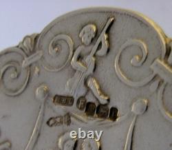 English Antique Sterling Silver Miniature Dolls House Toy Table 1901