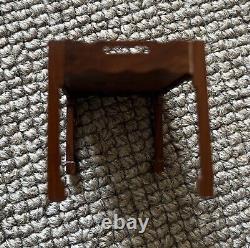 Escutcheon Yew Low Chinese Chippendale Style Table Miniature Dollshouse