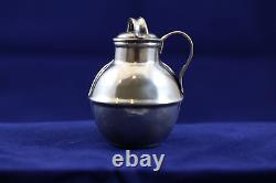 Estate Solid Silver Doll House Miniatures A Great Lidded Vase Or Tea Caddy