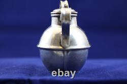 Estate Solid Silver Doll House Miniatures A Great Lidded Vase Or Tea Caddy