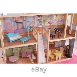 Extra Large Dolls House Big Wooden for Todller Girls KidKraft Dollhouse