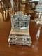 Extremely Rare Antique Solid Silver Dolls House Bureau Bookcase 7 Tall X 4 W