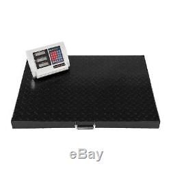 FLOOR SCALE 1000kg/200g HEAVY DUTY PLATFORM DIGITAL WEIGHING INDUSTRIAL SCALES