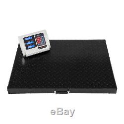 FLOOR SCALE 1000kg/200g HEAVY DUTY PLATFORM DIGITAL WEIGHING INDUSTRIAL SCALES