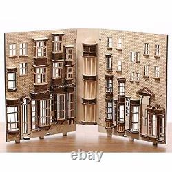 FSOLIS Assembling Book Endo Bookshelf Miniature Doll House Retro W. From Japan