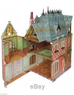 FULL SET Victorian Doll House Dollhouse Miniature Scale 112 Model Kit #1+#2+#3