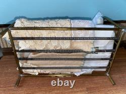 Fab 12th Scale Dollshouse Miniature Character Grandma Doll In Vintage Brass Bed