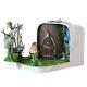 Fairy Room In The Suitcase. Miniature Dollhouse Forest Diorama 112 Scale Swing