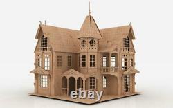 Fantasy Mansion Easy-to-assemble Original 3D Puzzle House Kit