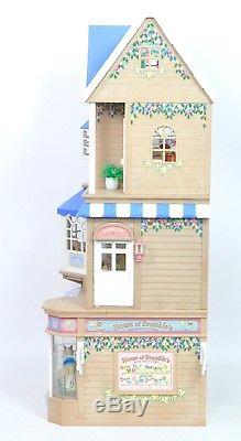 Fistuff Sylvanian Families BOXED Decorated Brambles Cafe Shop House Bundle ++