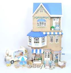 Fistuff Sylvanian Families BOXED Decorated Brambles Cafe Shop House Bundle ++