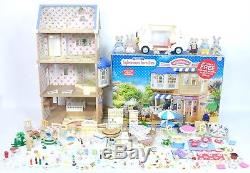 Fistuff Sylvanian Families BOXED Decorated Brambles Cafe Shop House Bundle ++