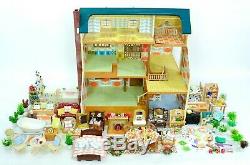 Fistuff Sylvanian Families Decorated Oakwood Manor House On The Hill Furniture