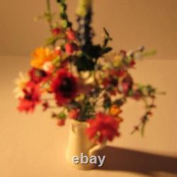 Flowers in a vase Doll house miniature 1 twelfth