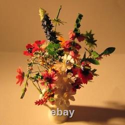 Flowers in a vase Doll house miniature 1 twelfth