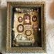 Framed Miniature Dollhouse Handmade Antique Style From Japan Free Shipping