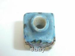 French miniature Inkwell Desvres Faience Gabriel Fourmaintraux Dolls' House Desk