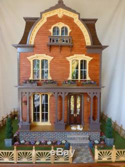 Fully furnished 1/12th scale dollshouse