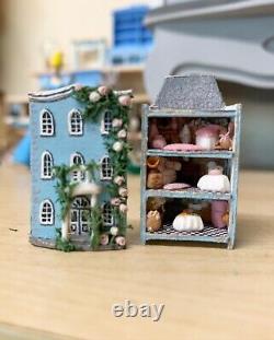 Furnished Micro Doll House Ooak miniature handmade collectable