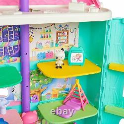 Gabby's Dollhouse, Purrfect Dollhouse with 15 Pieces Including Toy Figures