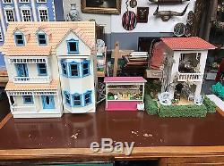 Georgian Style Dolls House, Conservatory, Green House, Fruit Stall Plus More