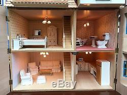 Georgian Style Dolls House, Conservatory, Green House, Fruit Stall Plus More