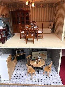 Georgian Style Dolls House, Conservatory, Green House, Fruit Stall Plus More