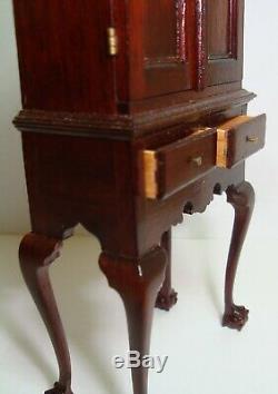 Gerald Crawford Dollhouse Miniature Apothecary Winterthur Museum 1/1 dark finish