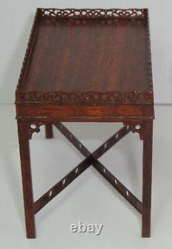 Gerald Crawford Vintage Dollhouse Miniature Chinese Chippendale Table ONLY