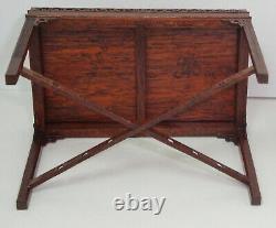 Gerald Crawford Vintage Dollhouse Miniature Chinese Chippendale Table ONLY