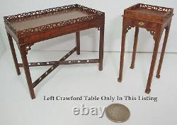 Gerald Crawford Vintage Dollhouse Miniature Chinese Chippendale Table ONLY