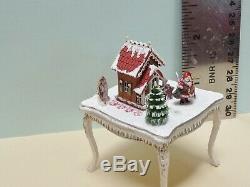 Gorgeous 1144 Scale Miniature Putz House on Table