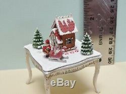 Gorgeous 1144 Scale Miniature Putz House on Table