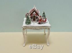 Gorgeous 1144 Scale Miniature Putz House on Table