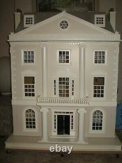 Grosvenor Hall Dolls House 1/12th Scale With Quality Furniture