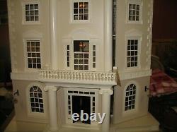 Grosvenor Hall Dolls House 1/12th Scale With Quality Furniture