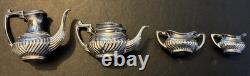 Hallmarked Silver Miniature Tea Set John Rose Vintage Dolls House 1970s Sterling