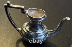 Hallmarked Silver Miniature Tea Set John Rose Vintage Dolls House 1970s Sterling