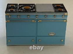 Hand-Made OOAK LaCanche Stove Dollhouse Miniature Robin Egg Blue (112 scale)